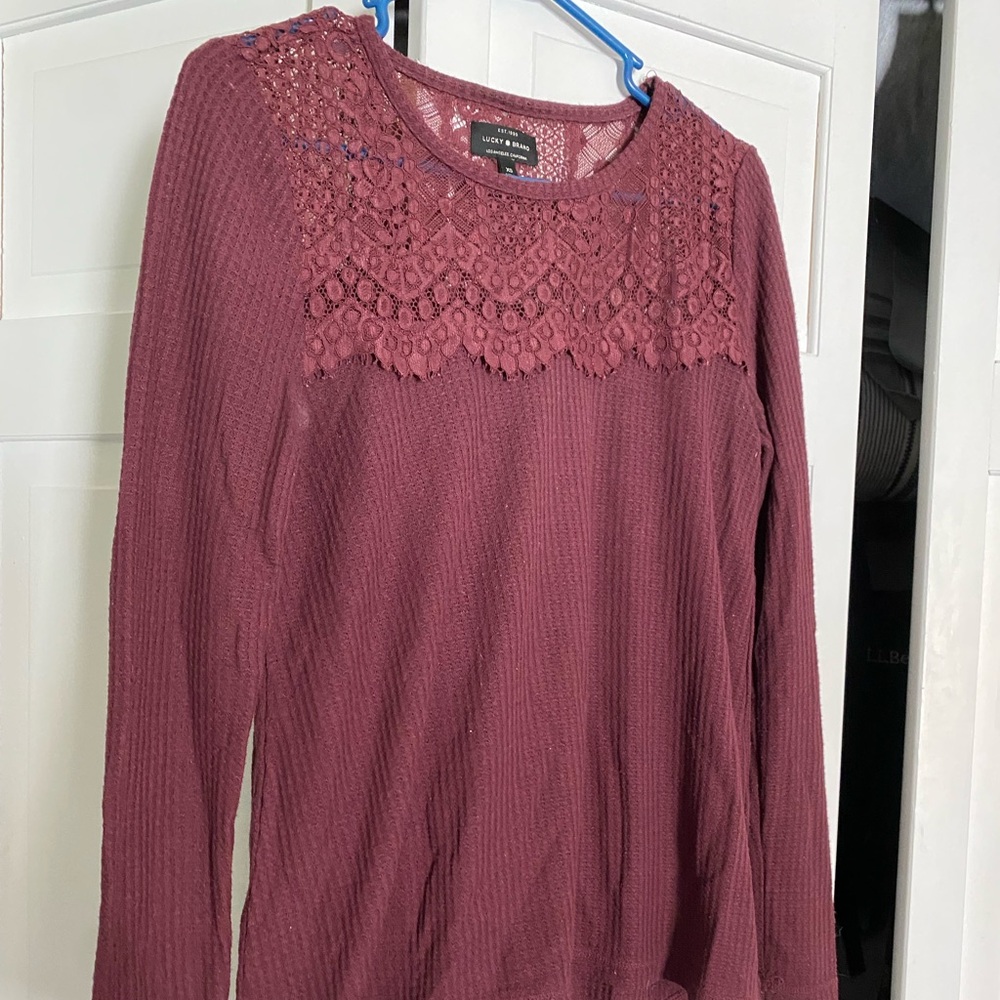 Lucky Brand Waffle Shirt